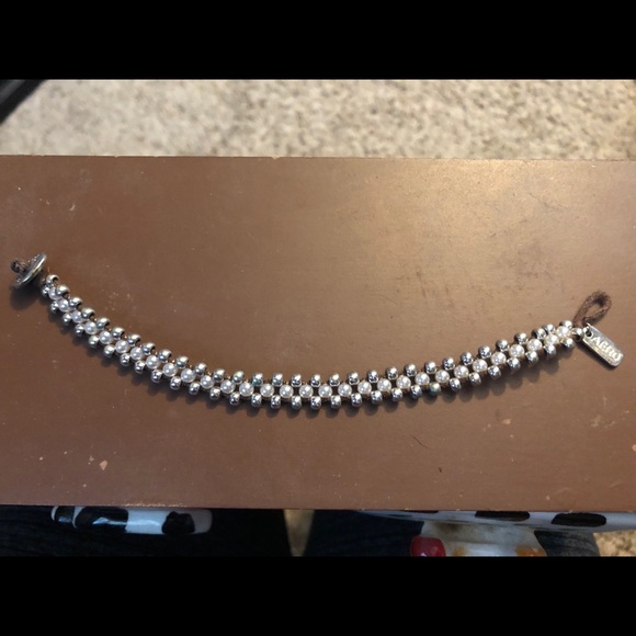 Aeropostale Jewelry - Aeropostale white & silver bracelet